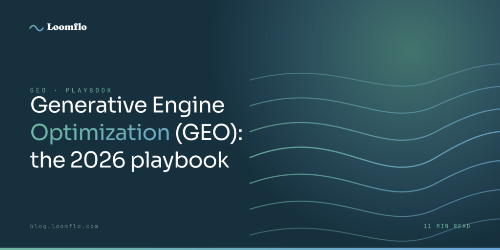 Generative Engine Optimization (GEO): The 2026 Playbook